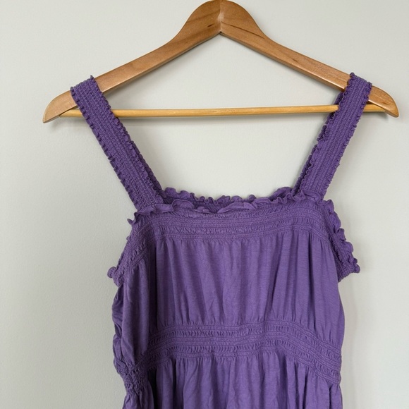 3/$20⚡️ Vintage Route 66 Purple Y2K Babydoll Sleeveless Tank Top Stretch - Picture 8 of 11
